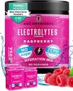 KEY NUTRIENTS Multivitamin Electrolytes Powder No Sugar - Juicy Raspberry Electrolite Powder - Hydration Poader - No Calories, Gluten Free Keto Electrolytes Powder - 90 Servings - Dibuat di Amerika Serikat