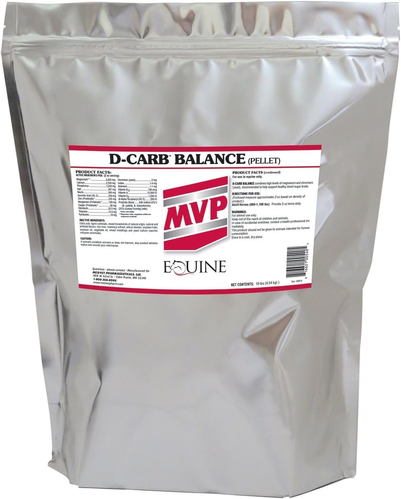 MVP D-Carb Keseimbangan (10lb) Mendukung GlumMetabolisme + Vitamin dan Program--