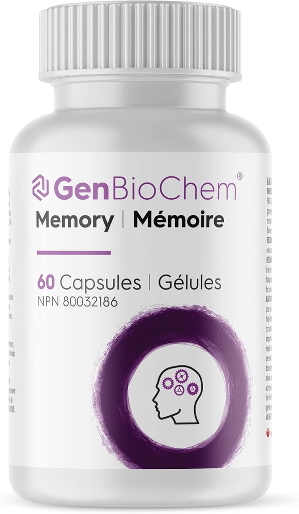 Memori 12.4; 60 Capsules 12.4; Tambahan Booster Memory, Pil Memori untuk Mahasiswa, Brain Booster