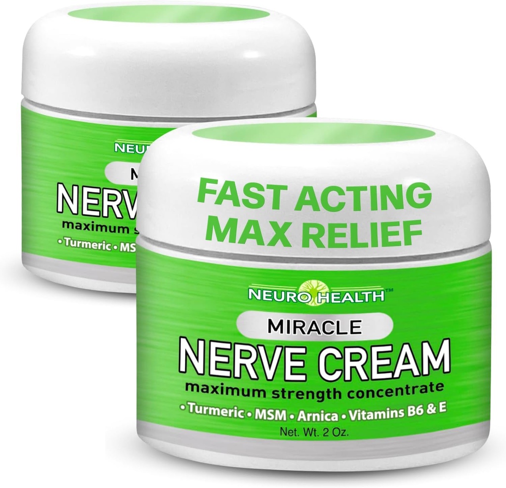 Miracle Nerve Cream - Maximum Power - Turmeric dan Arnica Blend for Neuropathy Discomfort Relief