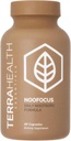 Terra Health Essentials NOOFOCUS - Nootropics Brain Supplement with Adaptogenic Mushroom, Alpha- GPC, Gotu Kola, L- Theanine for Focus & Memory - All Natural, 30 Day Suppply
