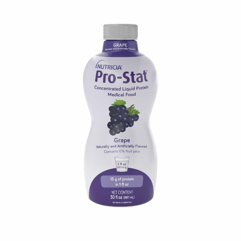 Pro- Stat Terkonsentrasi Protein cair Makanan Medis - Grape, 30 Fl Oz Botol