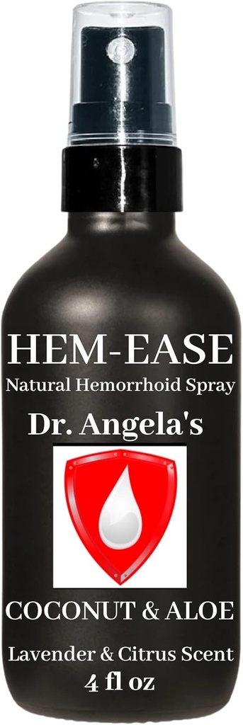 Treatment Heembehoid Dr. Angela: Spray 124; Organic Aloe Vera, Witch Hazel & Esculum Oil Turmeric & Tea Tree 124; Natural Itching & Burning Relief Cream