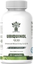 Ubiquinol CoQ10 100mg - Enhanced Bioavability, Suplemen Absorpsi Tinggi - Non-GMO, Gluten Free for Heart Health & Cardiovascular Dukungan, 60 Capsules