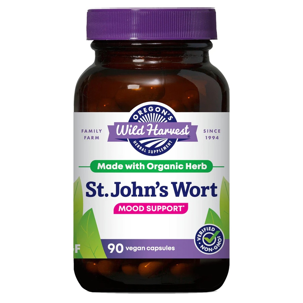 Oregon 's Wild Harvest St John' s Cort Suplemen, 90 Count