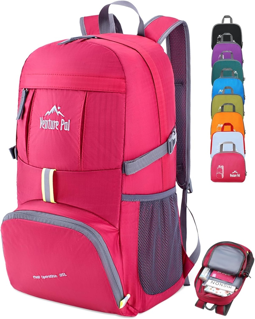 Venture Pal 35L Ultralight Lighweight Packy Foldable Travel Camping Outdoor Sports Backpack Daypack