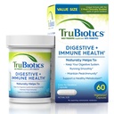 Unsur Trubiotik untuk Kesehatan Digetical & Imune, Mendukung Regularitas & Membantu Religalitas Ketidaknyamanan Abdominal, Bloating Gas & Bloating, 2 Clinically Studied Prototic Strains, Plus Pregities, 60 Capsules