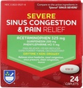 Rite Aid Daytime Pate Sinus Consultion & Pain Relief - Acetaminopren, 325 mg - 24 Caplets 124; Multi- Symptom Non-Drowsy 124; Relief 124; Cold and Flu 124; Cold & Sinus Medicine for Deway