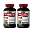 Diuretic Pills - Asparagus 600 MG - Young Shoots Extract - Premium Dietary Supplement - antioxidant Supplement for Skin - Asparagus Extract, antioxidant Supplement, Asparagus Pills - 2B 120 Capsules