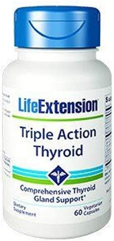 Triple Action Thyroid 60 Vegetarian Capsules-Packall-2