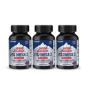 NANOWELL Wild Alaska rTG Omega-3 Fish Oil 1196mg - EPA, DHA, Vitamin D3 & E - 120 Softgeels x 3 Bottles (360 Count)