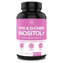 Optify Myo- Inositol & D-Chiro Inositol Suplement for Women - 40: 1 Rasio Plus Faunder dan Vitamin D - Dukung Keseimbangan Hormonal Sehat, Siklus Reguler, & Ovarian Kesehatan - 30- Hari Suppply