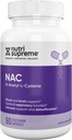 NUTR-Supreme NAC (N-Acetyl-L- Cysteine) 600mg Dieter Suplemen Vegetarian Kapsul, Dukungan Hati, Dukungan Imune