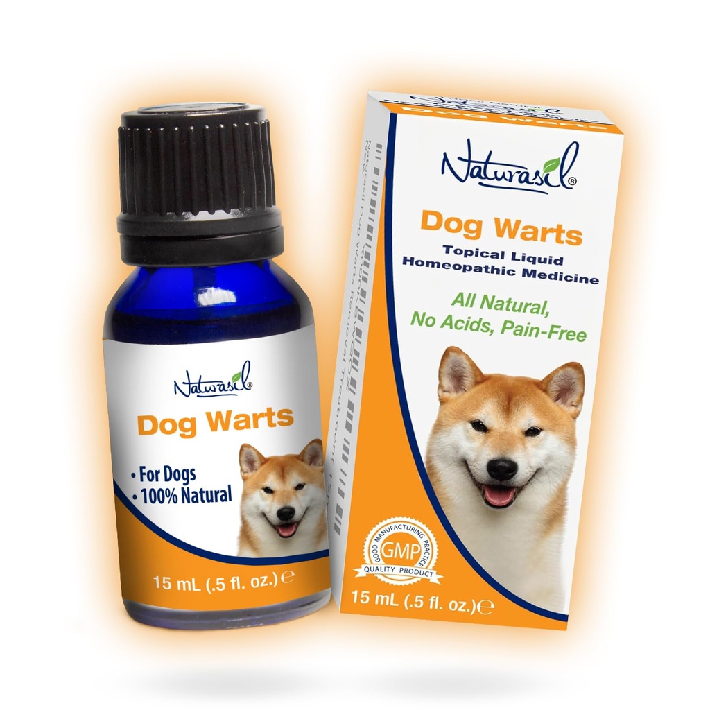 Semua-Natural Dog Perintah Remover oleh Naturasil - Murni Thuja & Plant Extracts untuk Topical Wart & Skin Blemish Remover pada Pets 124- Langkah, Lembut & Pain- Free Acids 124;