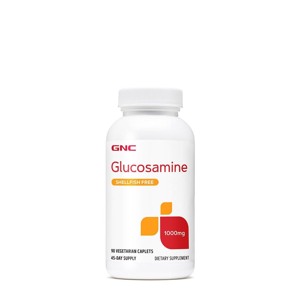 Glucosamin GNC Tambahan 1000mg, Mendukung Fungsi Bersama Sehat, Promoses Gabungan Fleksibilitas, 45 Hamba