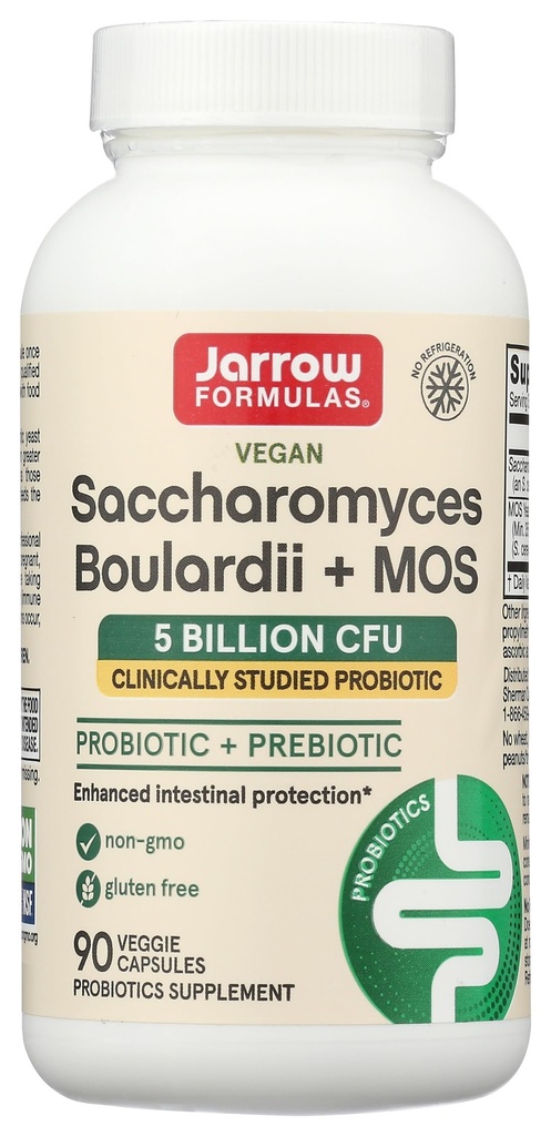 Jarrow Formulas, Saccharomyces Boulardii MOS, 90 Cacah