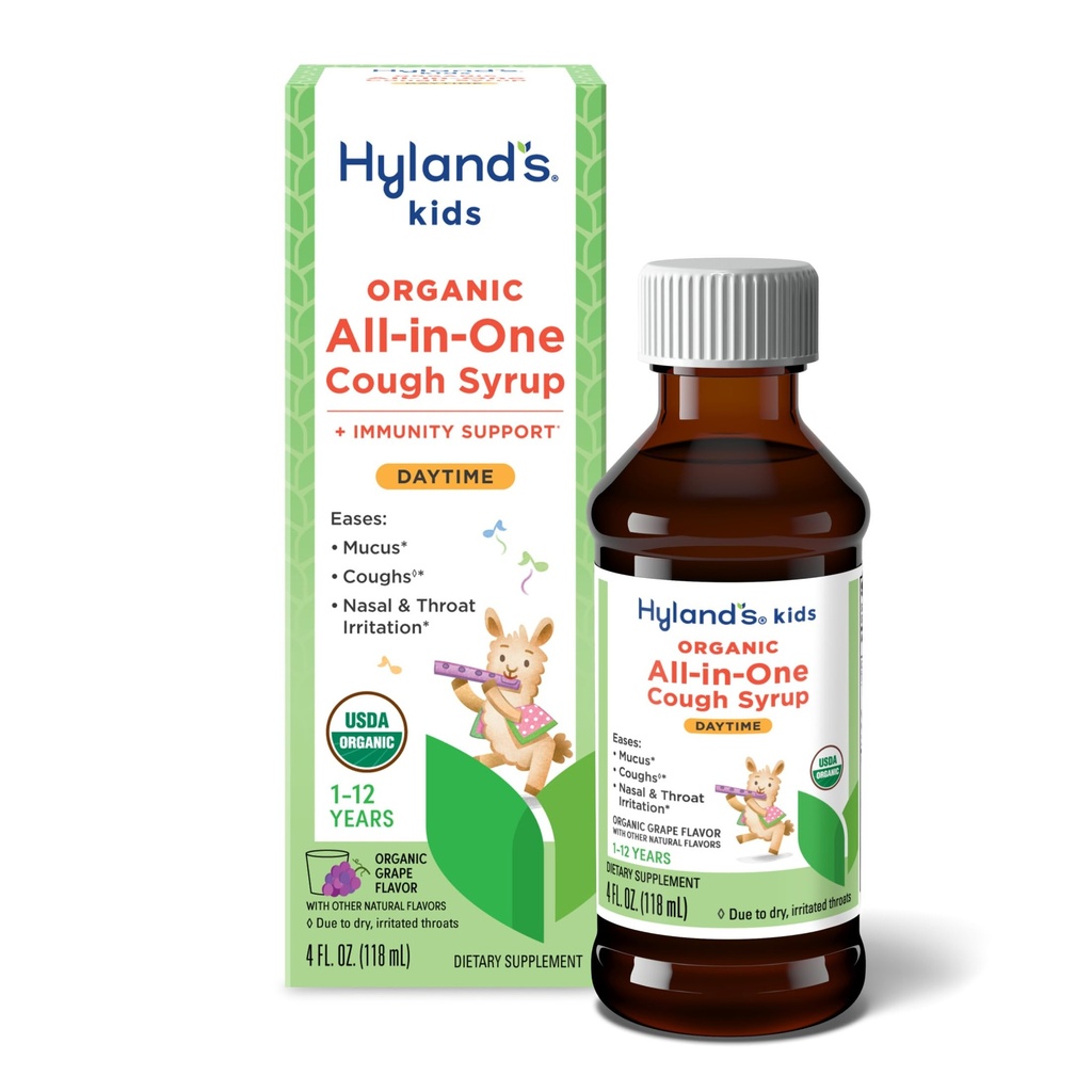 Hyland 's Kids Organic All in One Cough Syrup Daytime
