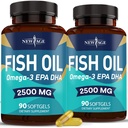 Tambahan Minyak Ikan 2500mg New Aage Omega 3 Tambahan Non GMO