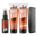 Wild Willies Care Kit, Biotin Fortened Shampo dan Conditioner with Caffeine, Two 4-Oz Bottles, Promotes Healthy Beard Growth