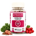 Kekuatan & Spices Hypertensupport 100% Suplemen Natural System & Heart Health - 15 Ingregents w Hawthorn Berry, Grape Seeds & Berry - 60 Vegan UK Made 100mg Capsules
