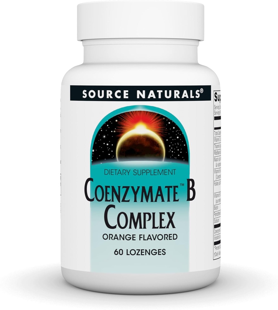 Koenzim B Kompleks Sublingual Orange Sournals, Inc 60 Lozenge