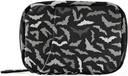 Pill Box Halloween Bats 7 Day Case Travel Pill Organizer Bag dengan Zipper Portable Weekly Vitamin Medicine Suplemen Hoder Pouch