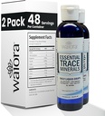 Waiora Esonic Trace Minergency 124; Bantuan Replenish Lost / Depleted Mineral 124; 60 + Ionic Trace Mineces 124; Dukung Fungsi Vital Tubuh, pH Saldo 124; Ditambah Elektrolites untuk Hidration (2 Bott / 96 serv)