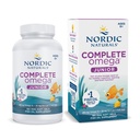 Nordic Complete Omega Jr., Lemon - 180 Mini Soft Gels - 283 mg Total Omega-3s & 35 mg GLA - Sehat Kognition, Sistem Gugup - Non-GMO - 90