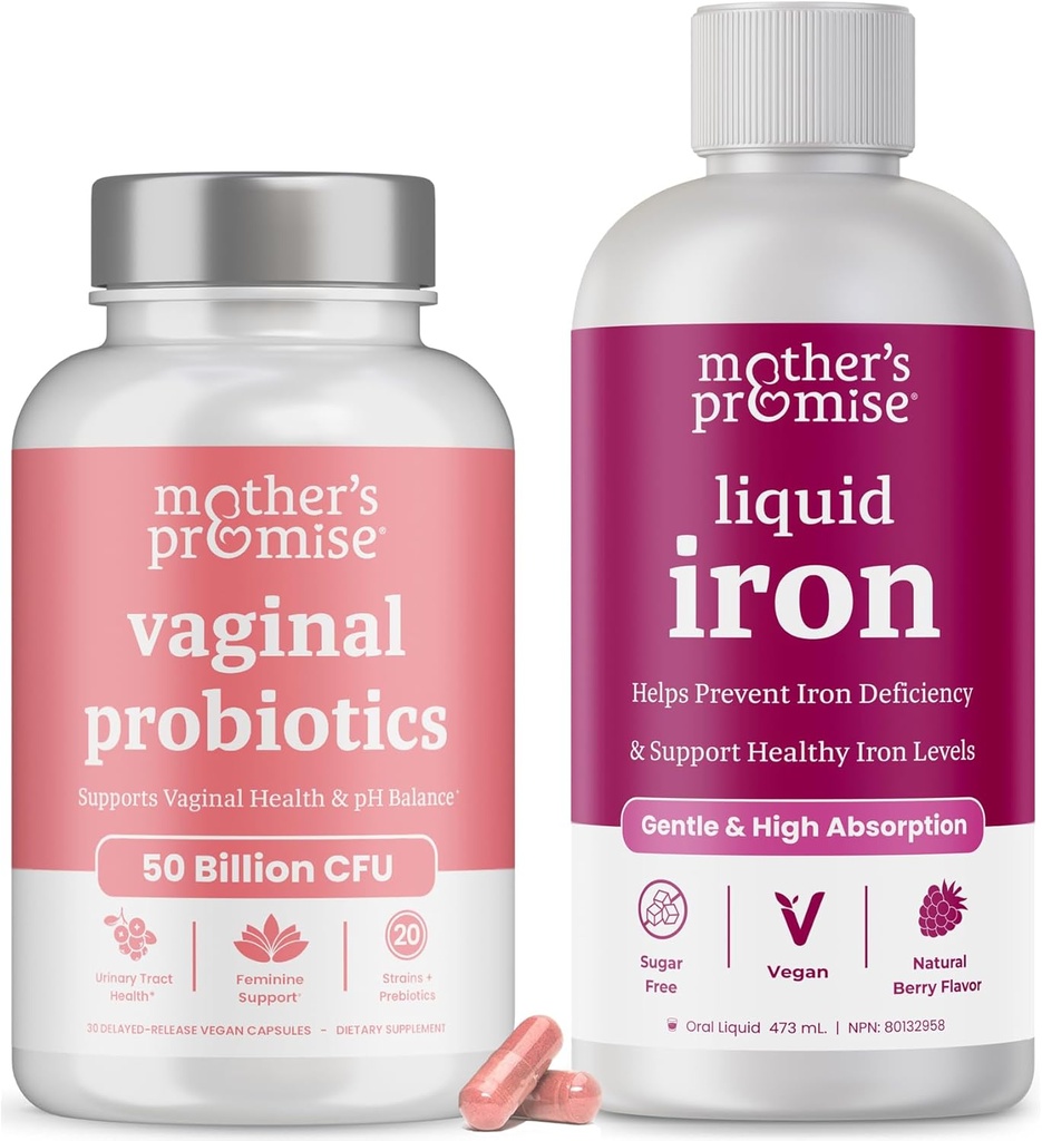 Mother 's Promise Cair Besi dan Vaginal Projectic Bundle