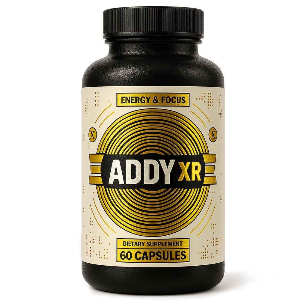ADDY XR - Adderall Alternatif - Manajemen Energi Luxury - Suplai Fokus & Energi - High End Brain Booster - Fokus, Energi, dan Dukungan Memori Vitamin - 60 Hari Supppply