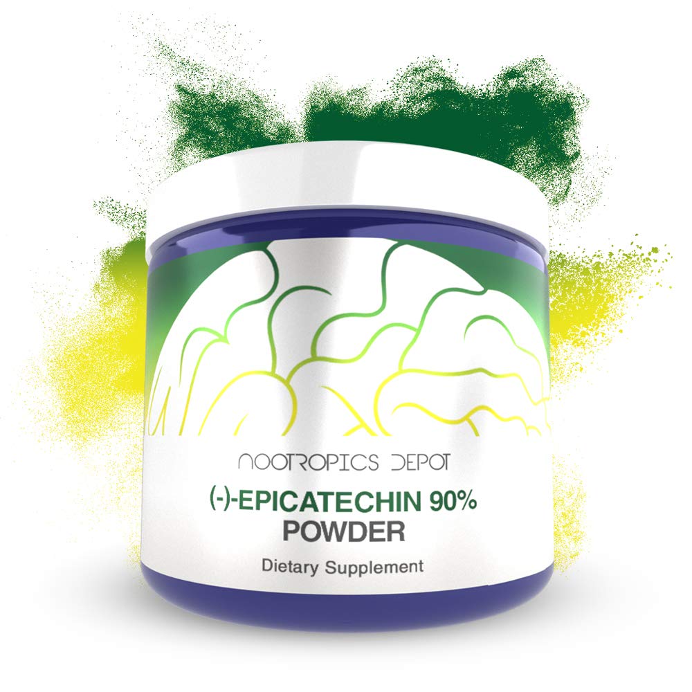 Epicatechin 90% Powder 124; 25 Grams = 124; (-) -epicatechin 126; Promotes Cardiovascular Health; Promodes Kekuatan dan Fungsi Otot