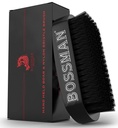 Bossman Beard Brush for Men - Hand Held Boar & Nilon Bristle Brush - Detacing Brush for Beard and Hair Care