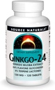 Sumber Ginkgo -24 - Ginkgo Biloba Ekstrak 120 mg Mental Acuity - 120 Tablet