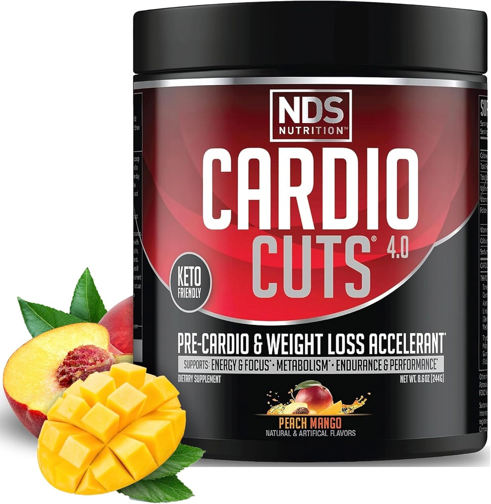 NDS Nutrition Cardio Cuts 4.0 - Peach Mangga, 20 porsi (Paket 1)