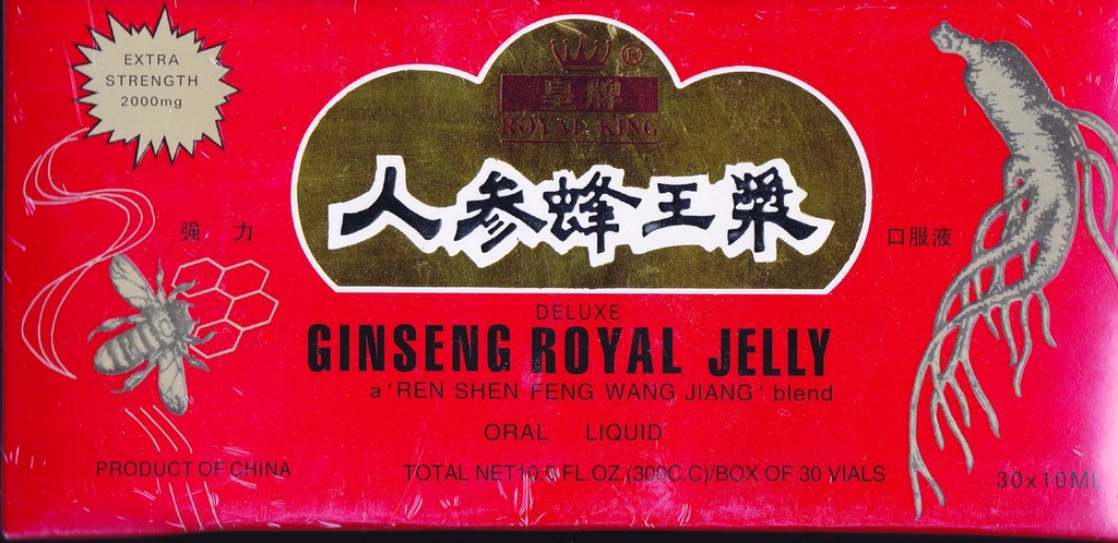 PRODUCTS GINSENG Ginseng & Royal Jelly dalam A Honey Base 30 Vial, 0.02 Pound
