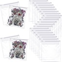 Pill Pouch Bags Zippered Pill Phause Pill Baggies Clear Pill Self Seals Travel Organizer Storage with Slide Lock for Cod Liver Oil, Pills and Small Item (36 Pieces)