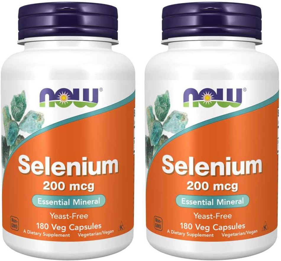 Sekarang Foods Selenium 200 mcg VCaps, 180 Cacah (Paket 2)
