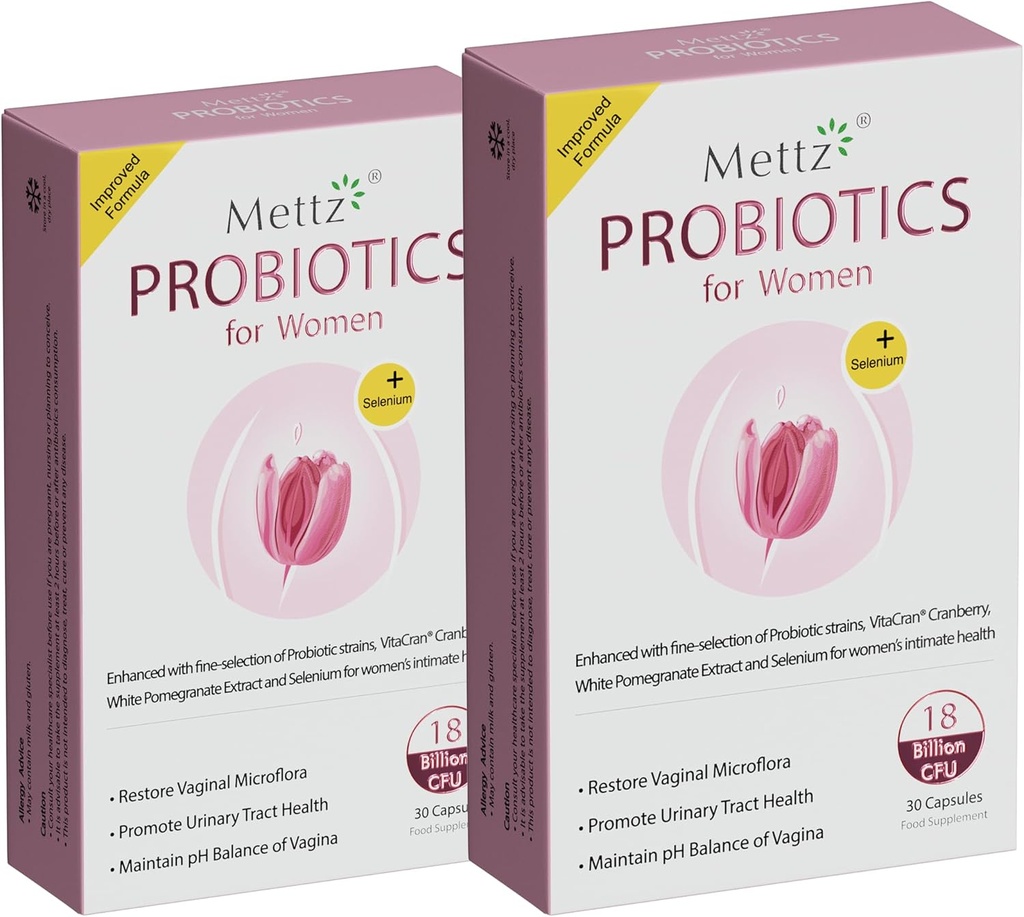 Vaginal Progities for Women pH balance with Lacleillus Probiotic & Cranberry, White Pomegranate, Women 's Vaginal Health Suplemen, Healthy Vaginal Odor & Vaginal Flora, 30Ct (Paket 2)