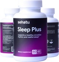 Sleep Plus Suppp124; dengan Melonain, GABA, Ashwagandha, 5- HTP 124; untuk Pria dan Perempuan Seeking Seecking a Sehat-Wake Schedule dan A Relaxed Mood 124; 60 Count 124; 60 Tambahan Hari
