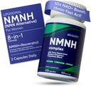 Suplemen Lipomal NMNH untuk Pengubah Energi Perempuan: NMN Alternatif + Trans- Resveratrol + TMG 124; Boosts NAD + Levels, Regenerasi Cellular & Radiant Skin - 60- Day Anti- Aging Formula