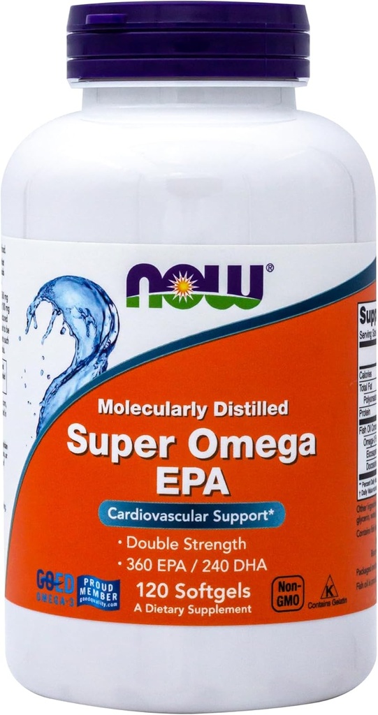 Sekarang Makanan Super Omega EPA - 120 Softgels