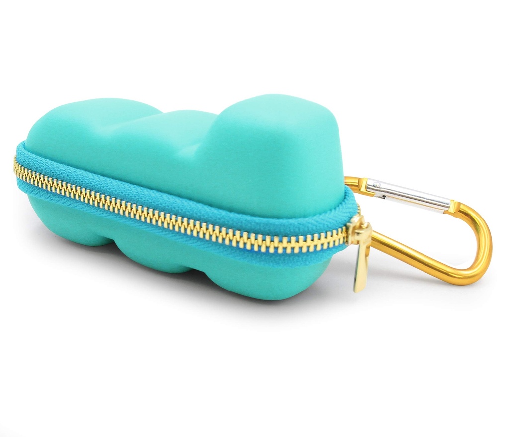 CasEMATIX Turquoise Asma Inhaler Travel Case, Doesn Not Inhaler Medicine