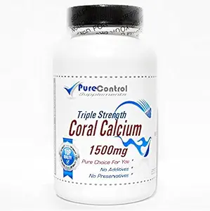 Triple Power Coral Calcium 1500mg / / 200 Capsules / / Pure / / oleh Suplemen PureControl
