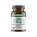 NutraMedix Zinc 50mg - Suplemen untuk Pertahanan Kebal Kesehatan, Skin Kesehatan & Antioksidant Dukungan - Mudah Digest Zinc untuk Kesehatan Imune (60 Kasules)