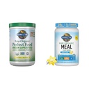 Garden of Life Super Greens Powder Smoothie & Mix, Progories & Digetical Enzymes for Digetical Health & Vegan Protein Powder - Raw Organic Meal Replacement Shakes - Vanilla - Pea Protein