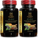 Kompleks Prostat Natural - Vitamin E untuk Prostat, Nettle Ekstrak Prostat, Suplemen Prostat, Suplemen Prostat untuk Pria Lebih 50, Pil Prostat dengan Saw Palmetto - 2 Botol