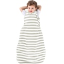 Ecolino Organic Cotton Baby Sleep Sack - 2- Way Zipper Baby Wearable Blanket - Toddler Sleeping Bag Sack - 18- 36 Bulan - Perak