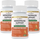 Suplemen Menopause bagi Peninggalan Provinsi Menopause, Vitamin D3 & B6, Mensupport Hot Flashes, Night Sweats, Bloating & Gut Health with Black Cohosh, Collagen 124; 270 Veggie Caps