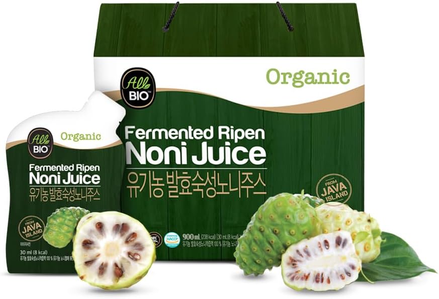 Java Organic NONI Juice Extract - 1 fl oz x 30 Daily Pack - 100% Difermentasi oleh ALLBIO