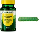 Spring Valley Mediterania Minyak Oregano 2000 mg 60 Softgels untuk Imune Kesehatan dengan Pill Organizer